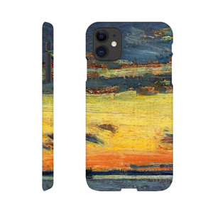 Childe Hassam - Sunset on the Sea Slim case