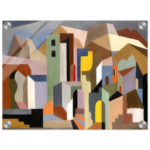 Enrico Prampolini Future Ideal Landscape Architecture 1921 Acrylic Print