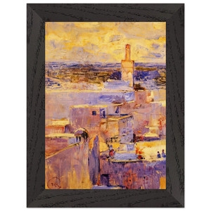 Theo van Rysselberghe Meknes Morocco Premium Wooden Framed Art Print / Poster