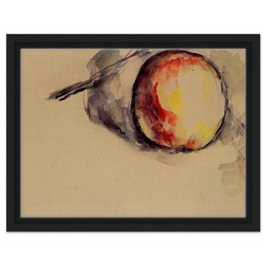 Paul Cezanne  Study of an Apple Framed Canvas