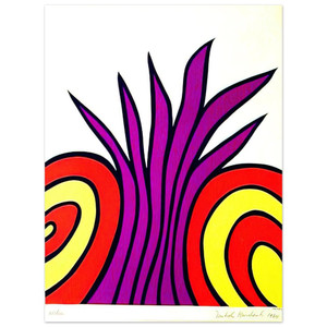 Nicholas Krushenick  James Bond Meets Pussy Galore  1965 Aluminum Print