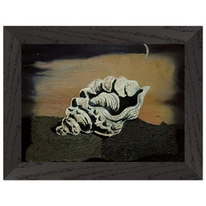 Salvador Dali  SHELL Premium Wooden Framed Art Print / Poster