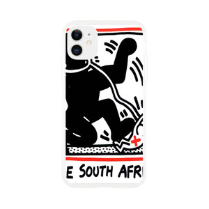 Keith Haring - FREE SOUTH AFRICA 1985 N1 Clear case