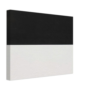 Ellsworth Kelly  Black and White from the series Line Form Color Canvas