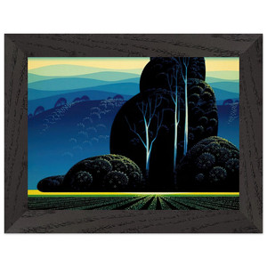Eyvind Earle  Even Tide Premium Wooden Framed Art Print / Poster