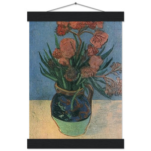 Vincent van Gogh Vase with Oleanders Matte Paper Poster with Hanger