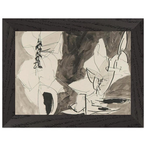 Gene Davis  Leap Frog  1952 Premium Wooden Framed Art Print / Poster