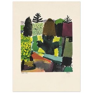 Paul Klee  PARK 1920 Aluminum Print