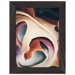 Georgia OKeeffe  Leaf Motif 2 Premium Wooden Framed Art Print / Poster