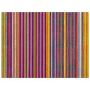 Gene Davis  Tarzan Series I  1969 Aluminum Print