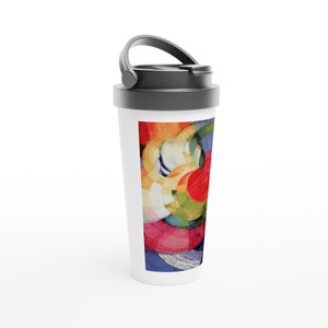 Frantisek Kupka - Disks of Newton Study for Fugue in Two Colors Travel Mug