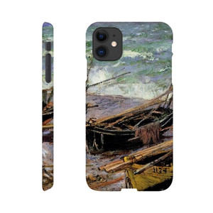 claude monet - Fishing Boats Slim case