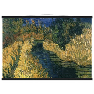 Vincent van Gogh Little Stream Museum-Quality Matte Poster with Hanger