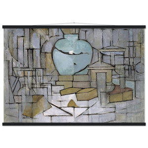 Piet Mondrian Still Life with Gingerpot 2 Matte Paper Poster with Hanger