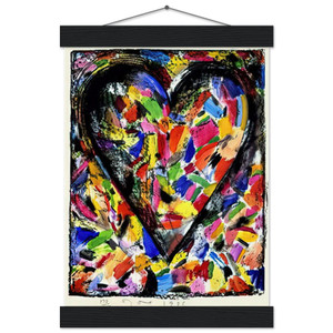 Jim Dine  CONFETTI HEART 1985 Museum-Quality Matte Paper Poster with Hanger