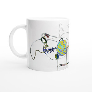 Nancy Graves - GRANDE NATURE MORTE 1987 Ceramic Mug