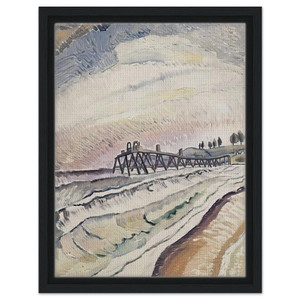 Grace Cossington Smith  Bulli Pier South Coast  1931 Framed Canvas