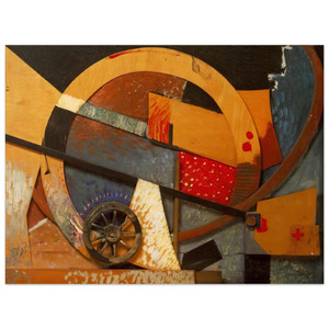 Kurt Schwitters  NEW MERZPICTURE 1931 Aluminum Print