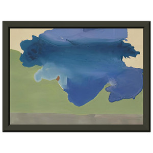 Helen Frankenthaler  The Bay 1963 Premium Metal Framed Art Print / Poster