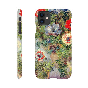 claude monet - Stilll Life with Anemones Slim case