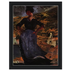 Salvador Dali  PORTRAIT OF HORTENSIA Framed Canvas