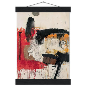 Robert Rauschenberg FIRST TIME PAINTING 1961 Matte Paper Poster with Hanger