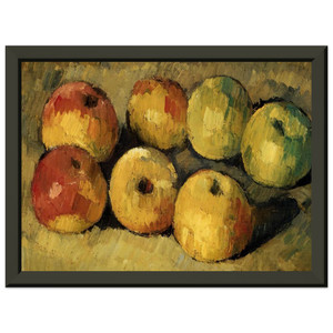 Paul Cezanne  Apples Premium Metal Framed Art Print / Poster