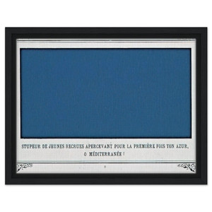 Alphonse Allais: Navy Recruits' First Awe of Blue O Mediterranean Framed Canvas