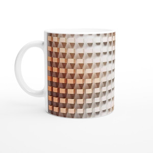 Dadamaino - Rilievo cromodinamico - Op Art Ceramic Mug