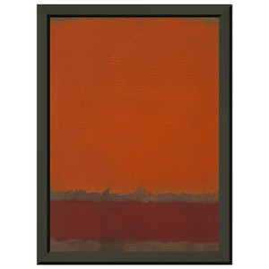 Mark Rothko  Ochre and Red on Red  1962 Premium Metal Framed Art Print / Poster