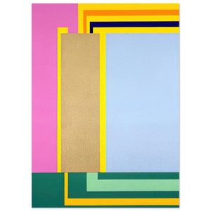 Peter Halley  Bubble  1998 Fine Art Poster / Art Print