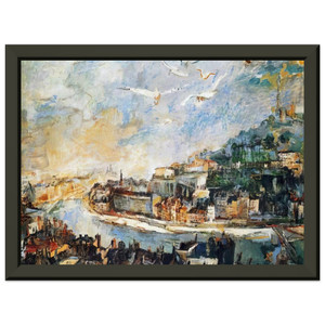 OSKAR KOKOSCHKA  NOTDETECTED235882 Premium Metal Framed Art Print / Poster