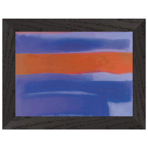 Esteban Vicente  UNTITLED 1980 N4 Premium Wooden Framed Art Print / Poster