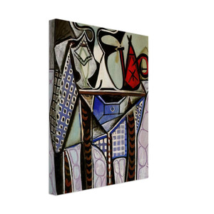 Pablo Picasso  Still life on a table  1947 Canvas