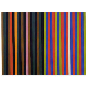 Gene Davis  Yankee Doodle  1966 Aluminum Print