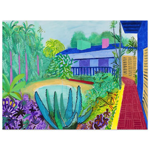 David Hockney  David Hockney N26 Aluminum Print