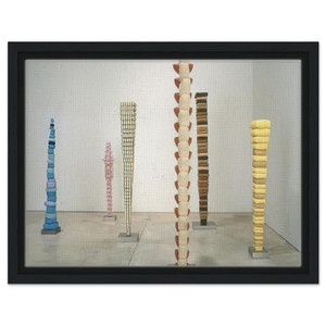 Louise Bourgeois  CHARACTERS 1965 Framed Canvas