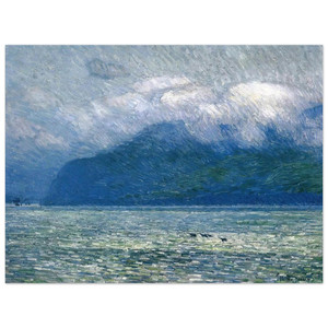 Childe Hassam  The Silver Veil and the Golden Gate Aluminum Print