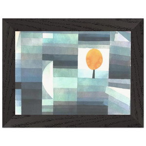 Paul Klee  THE MESSENGER OF AUTUMN 1922 Premium Wooden Framed Art Print / Poster