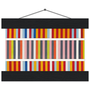 Gene Davis  Barricades  1968 Museum-Quality Matte Paper Poster with Hanger