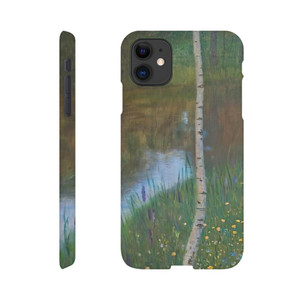 Gustav Klimt - LAKESIDE WITH BIRCH TREES 1901 Slim case