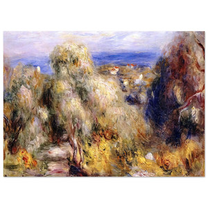 PierreAuguste Renoir  View of Cannet Fine Art Poster / Art Print