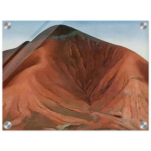 Georgia OKeeffe  Small Purple Hills Acrylic Print