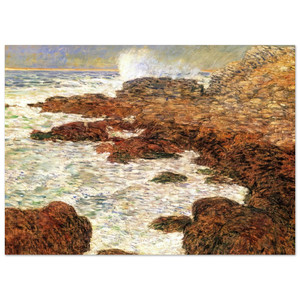 Childe Hassam  Seaweed and Surf Appledore Fine Art Poster / Art Print