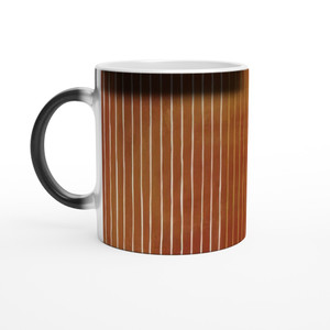 Gene Davis - Pumpkin - 1959 Magic Ceramic Mug