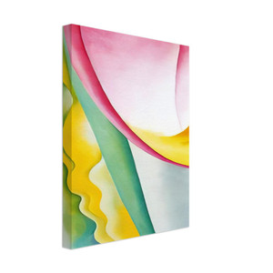 Georgia OKeeffe  Abstraction No 77  Tulip  Canvas