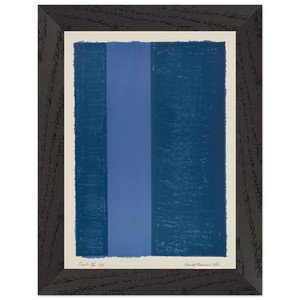 Barnett Newman  Canto VII Premium Wooden Framed Art Print / Poster