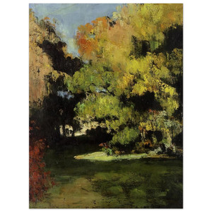 Paul Cezanne  Clearing Aluminum Print