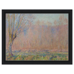 claude monet  The Willows Framed Canvas
