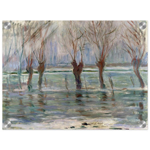 claude monet  Flood Waters Acrylic Print